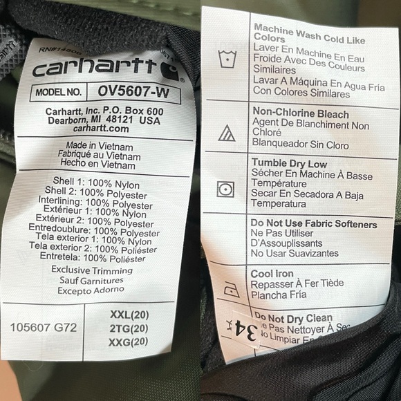 Carhartt Montana Reversible Relaxed Fit Insulated Vest Women's XXL - Picture 11 of 11